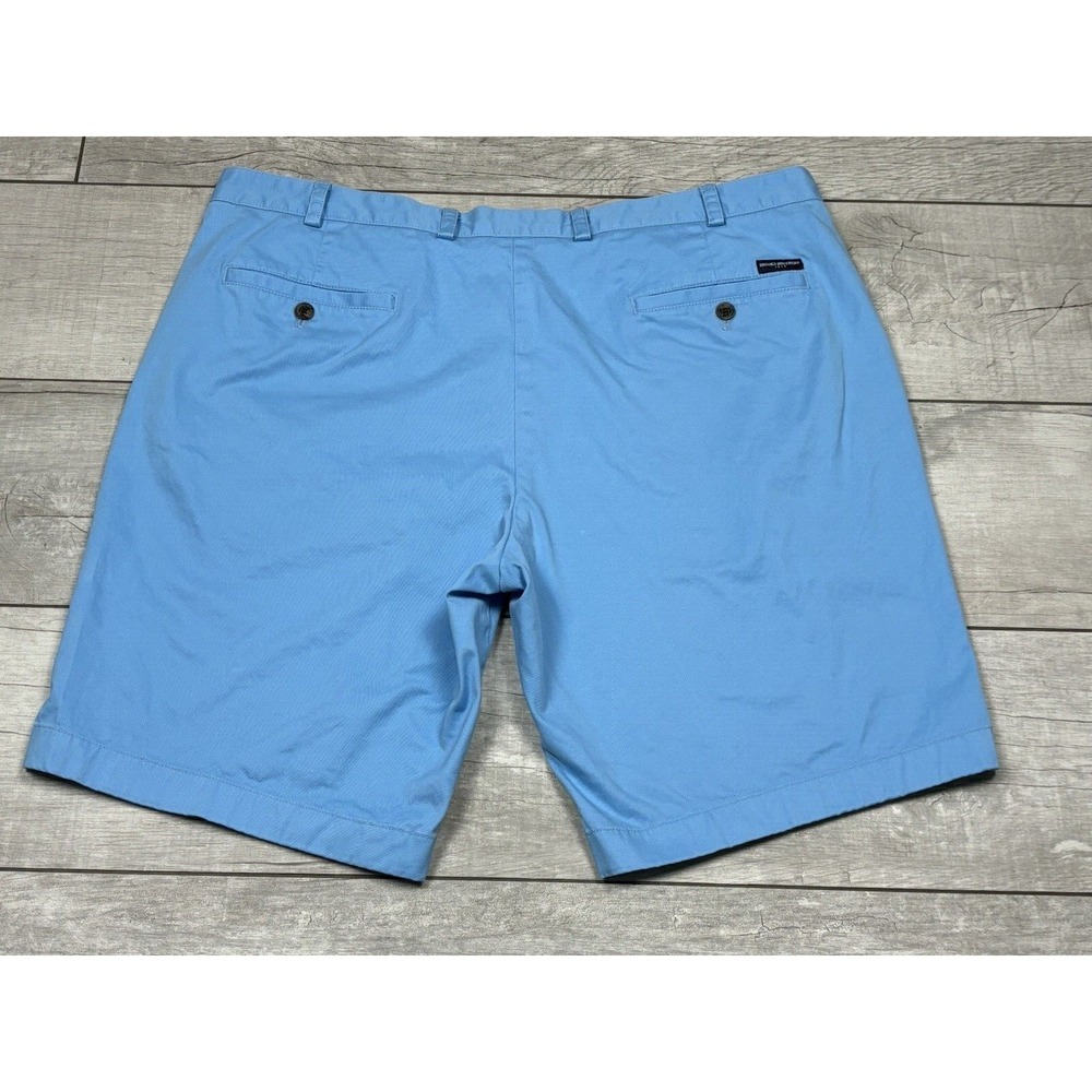 Brooks Brothers Light Blue Chino Golf Shorts Men's W40 Flat Front Casual‎ Resort - Picture 2 of 13
